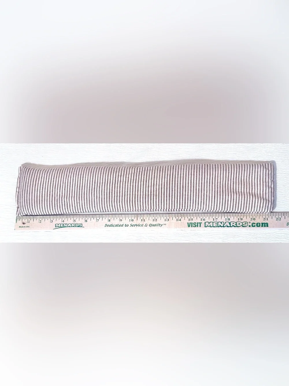 Ticking Stripe Lavender & White Microwaveable Lavender Aroma & Rice Neck Wrap